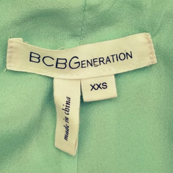 BCBGENERATION Aqua Sheer Overlay Backless Dress - Picture 7 of 7